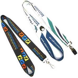 3/4" 5-Day Rush Dye-Sublimation Lanyard (20 Mil)