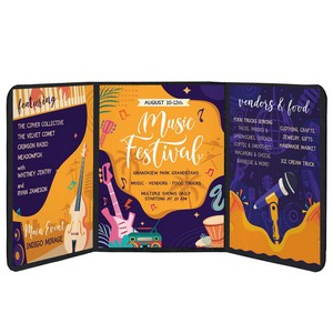 4' Dynamo Trifecta Display Kit with Graphic Panels