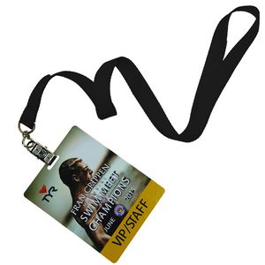 5/8" inch Polyester Lanyards w/ PVC Card