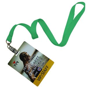 5/8" inch Polyester Lanyards w/ PVC Card