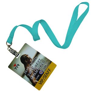 5/8" inch Polyester Lanyards w/ PVC Card