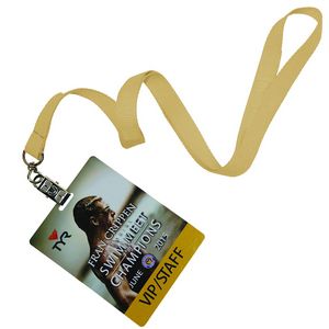 5/8" inch Polyester Lanyards w/ PVC Card