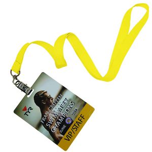5/8" inch Polyester Lanyards w/ PVC Card