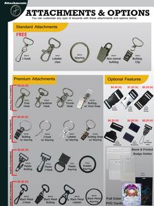 5/8" inch Polyester Lanyards w/ PVC Card