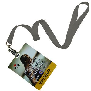5/8" inch Polyester Lanyards w/ PVC Card