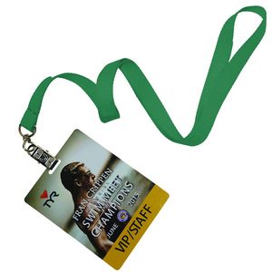 5/8" inch Polyester Lanyards w/ PVC Card