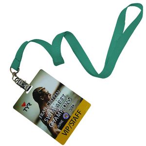 5/8" inch Polyester Lanyards w/ PVC Card