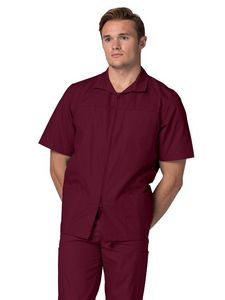Adar - Universal - Men's Zippered Short Sleeve Jacket