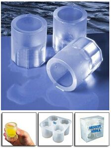 Clear Ice Shot Glass