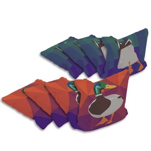 Custom Double-Sided Bean Bags (Set of Eight)