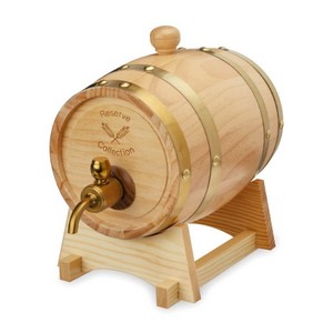Foster & Ryeâ„¢ Whiskey Barrel Drink Dispenser