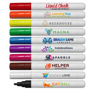 Liqui-MarkÂ® Liquid Chalk Erasable Wipe-Off Markers with Full Color Decal