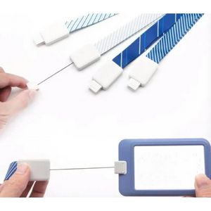 PVC Leather Card Badge Wallet with Lanyard - Style 1