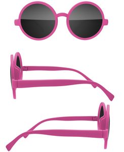 *Pink Promotion* Breast Cancer Awareness Iris Sunglasses W/ 1-Color Arm Imprint