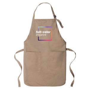 Port AuthorityÂ® Full-Length Two-Pocket Bib Apron
