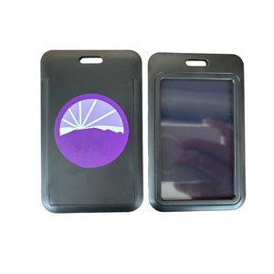 Sliding ID Badge Holder