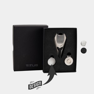 TiTUSÂ® Metal Golf Tool Set - Divot Tool