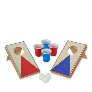 TrueÂ® Mini Cornhole Pong Set