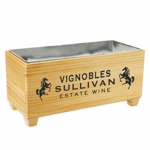 Twine LivingÂ® Wooden Beverage Tub