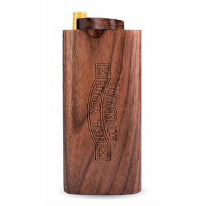 Walnut Wood Dugout One Hitter w/Cleaning Rod